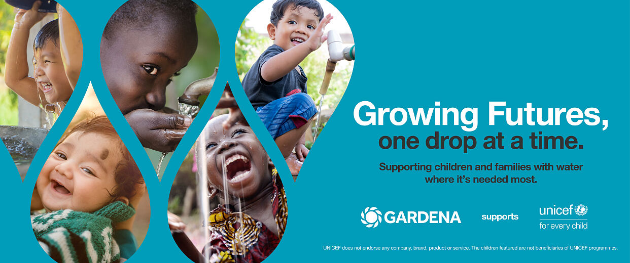 GARDENA supports UNICEF