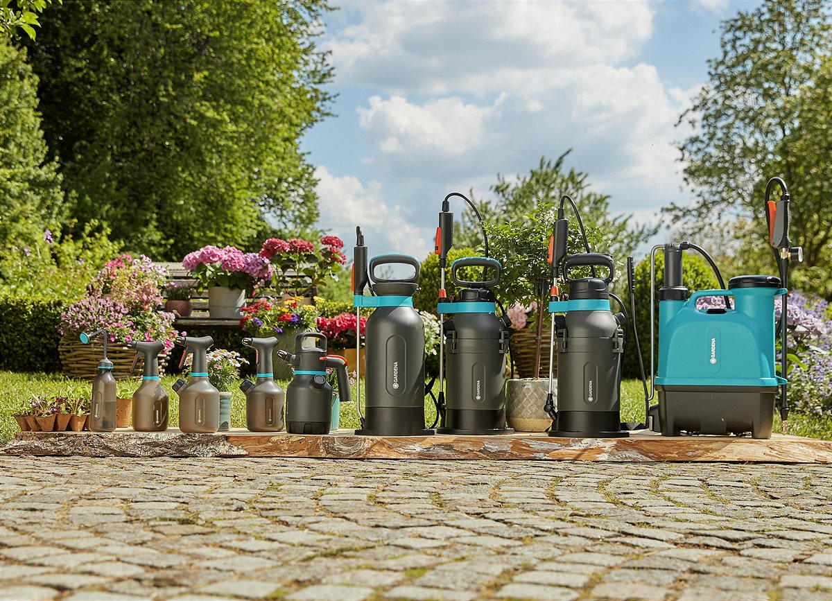 Nieuwe GARDENA planten- en drukspuiten