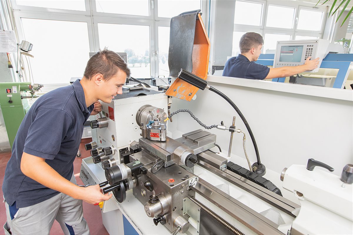 Lehrwerkstatt am Gardena-Standort in Niederstotzingen