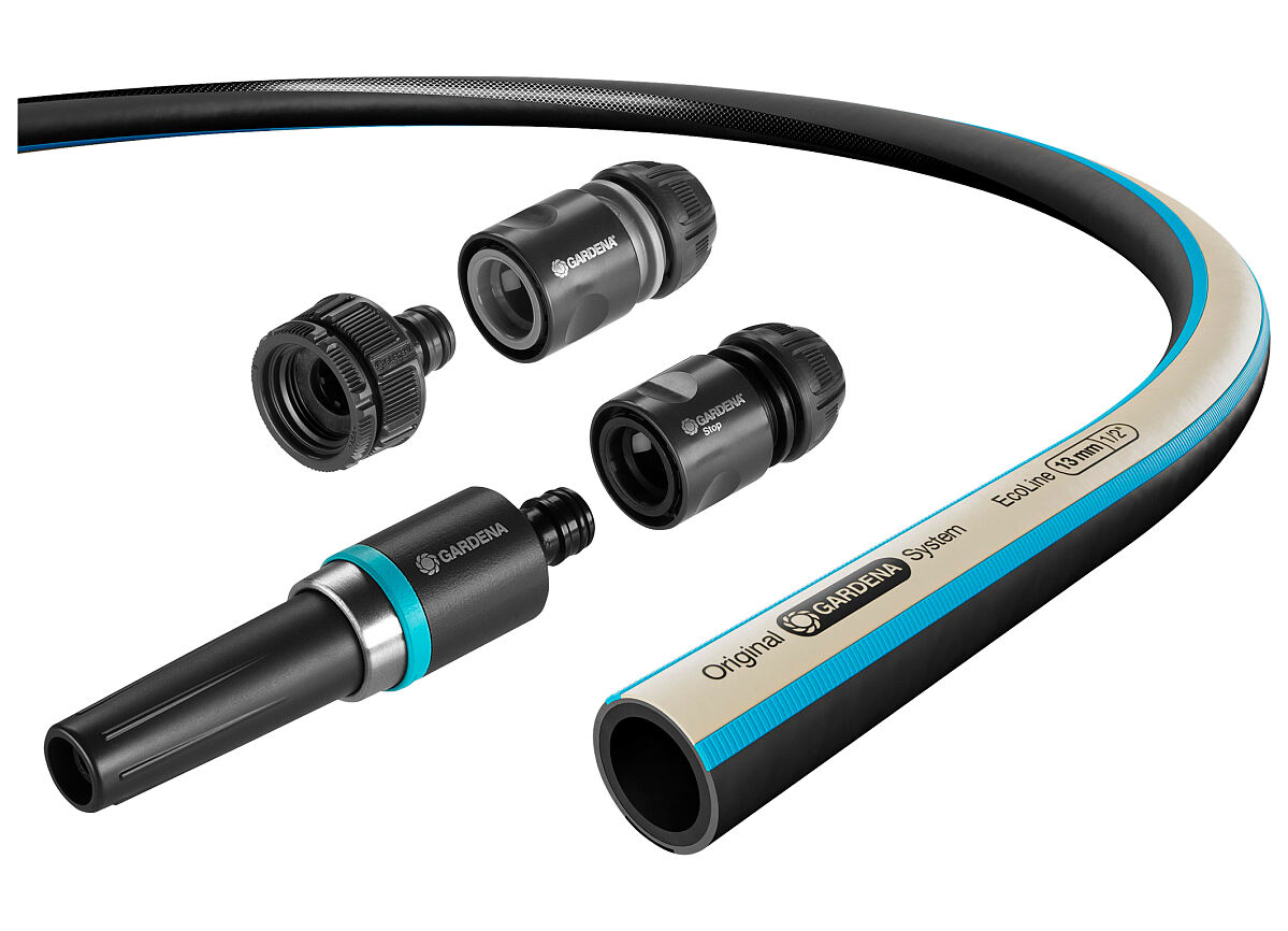 GARDENA EcoLine Hose 13 mm (12), 20 m, with System Parts