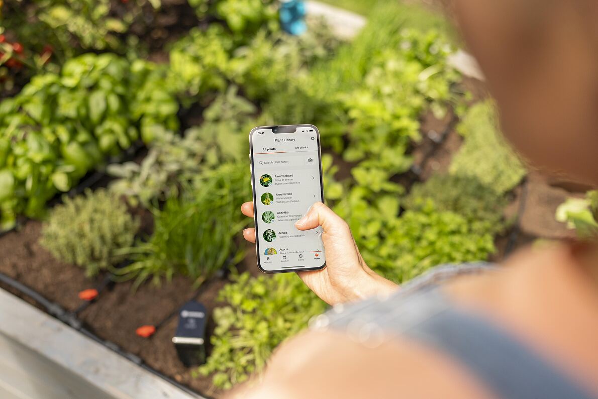 Smarte Bewässerung mit Bodensensor