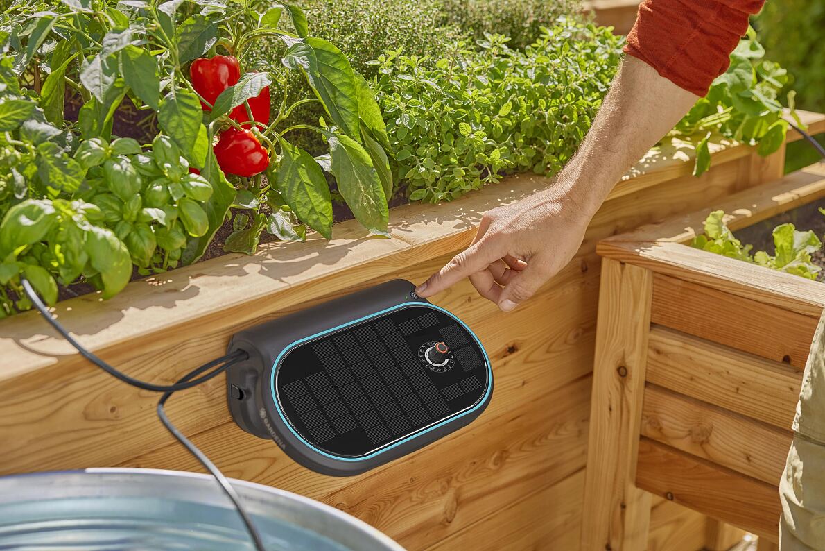 Solution d’arrosage automatique solaire AquaBloom L