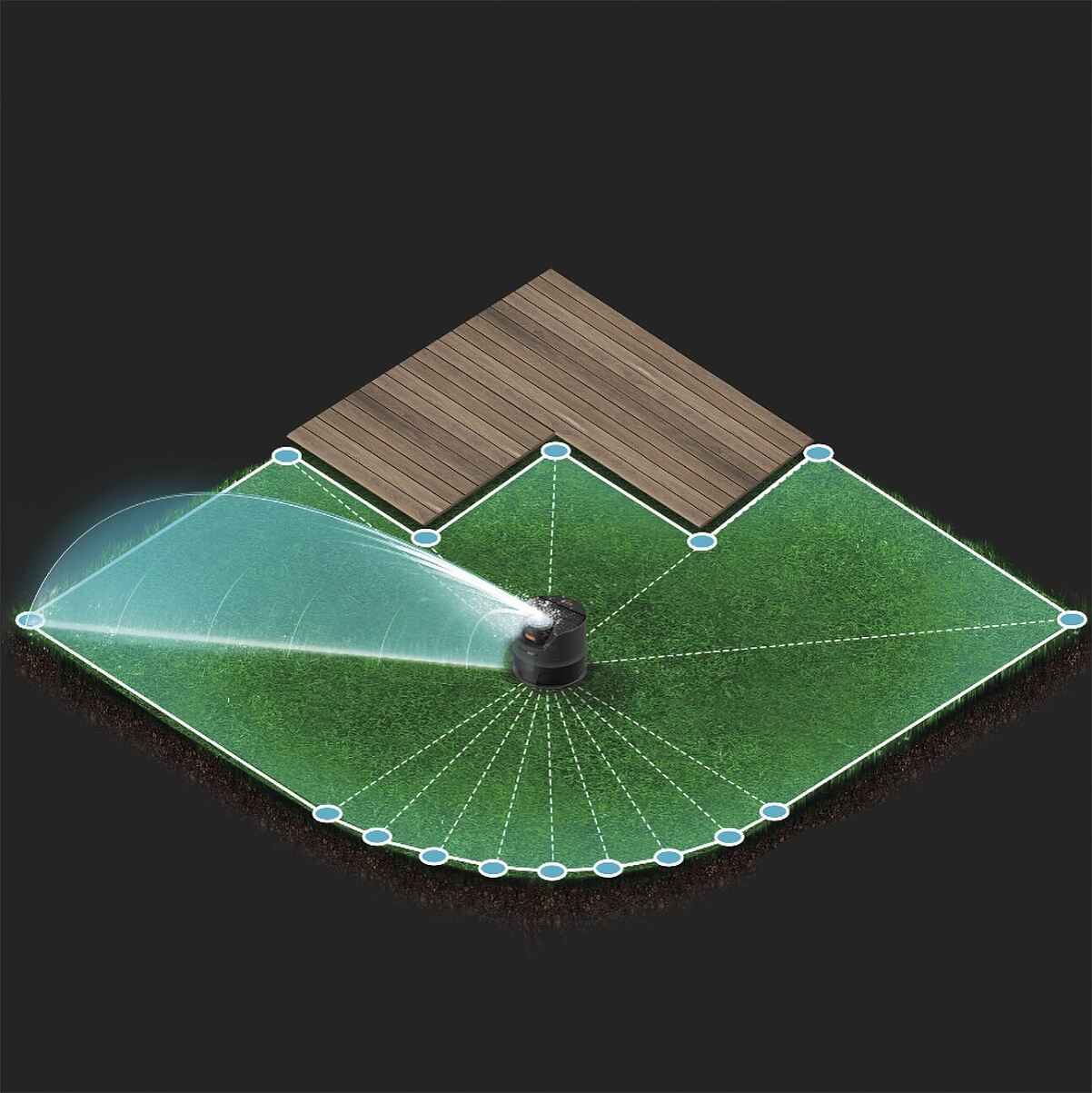 Solution darrosage de pelouse AquaPrecise 